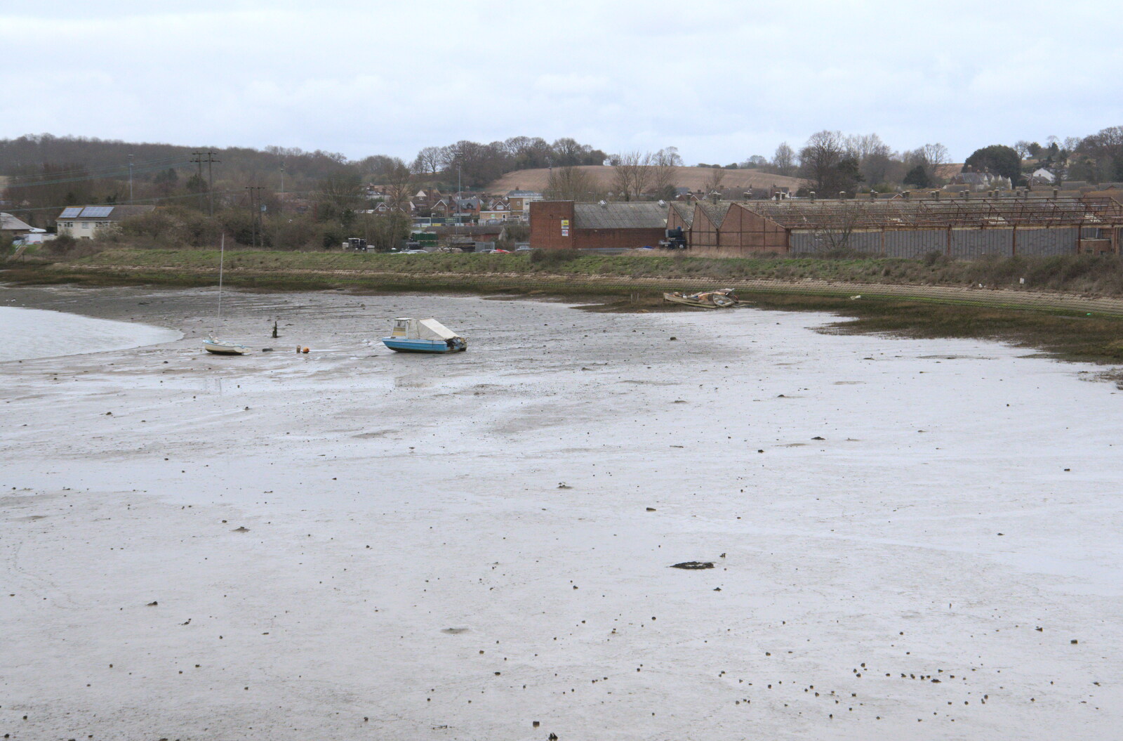 Mudflats at Brantham from A SwiftKey Memorial Service, Covent Garden, London  - 13th March 2020