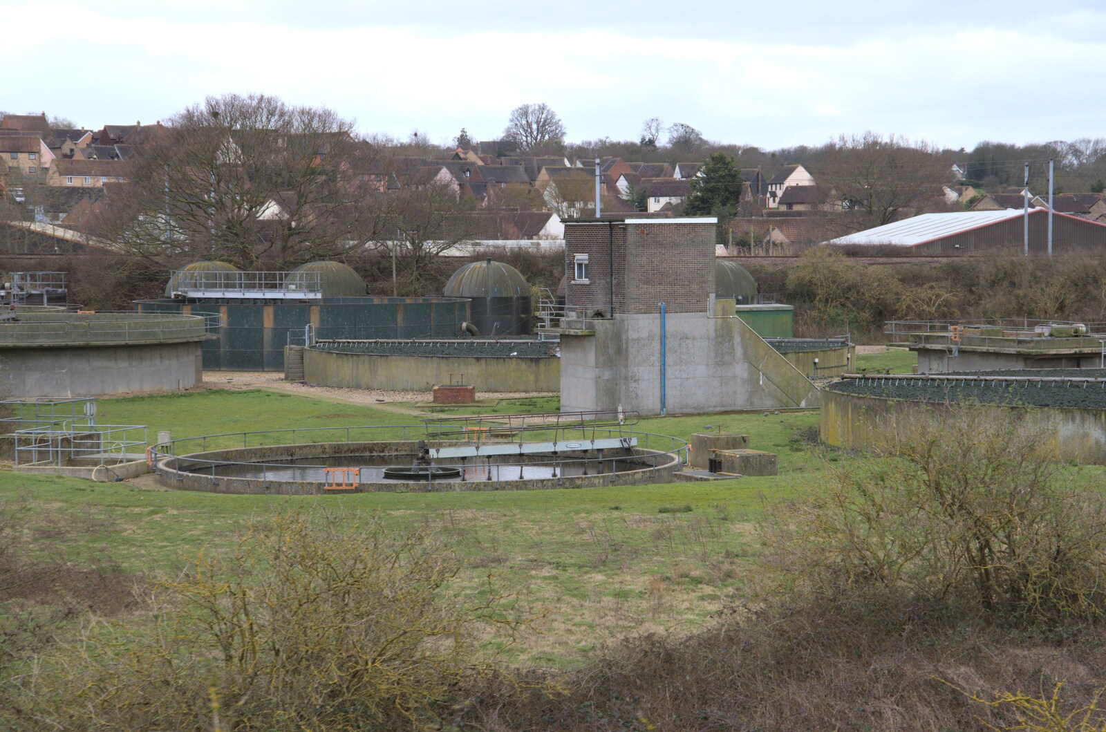 The Manningtree sewage works from A SwiftKey Memorial Service, Covent Garden, London  - 13th March 2020