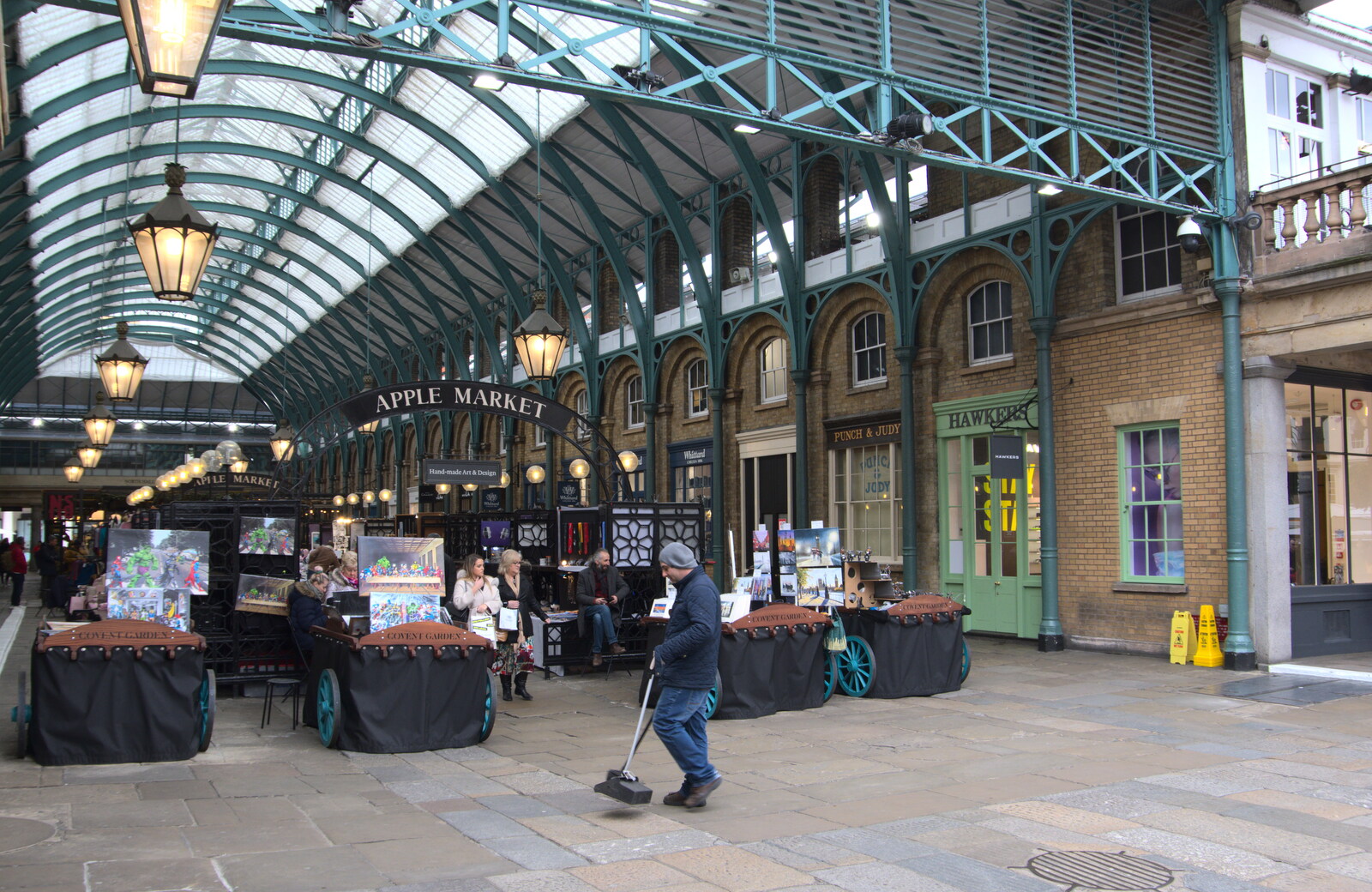 Covent Garden's Apple Market from A SwiftKey Memorial Service, Covent Garden, London  - 13th March 2020
