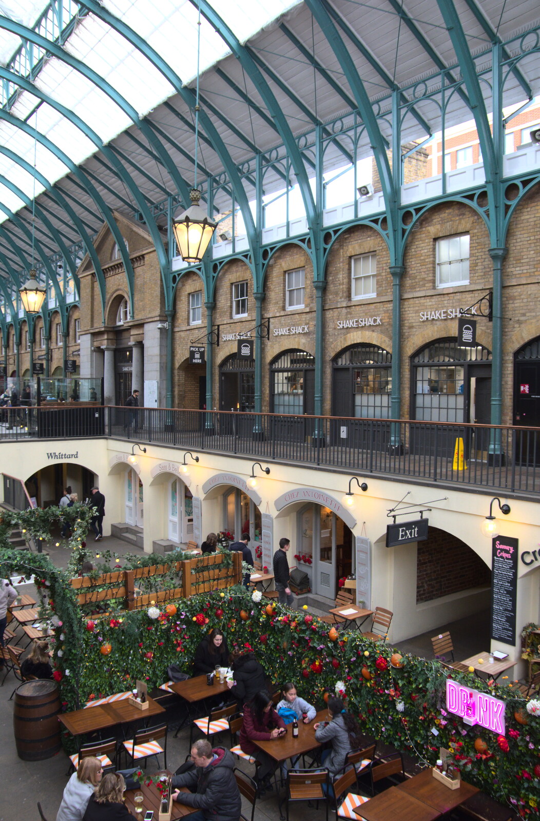 Inside the old market from A SwiftKey Memorial Service, Covent Garden, London  - 13th March 2020