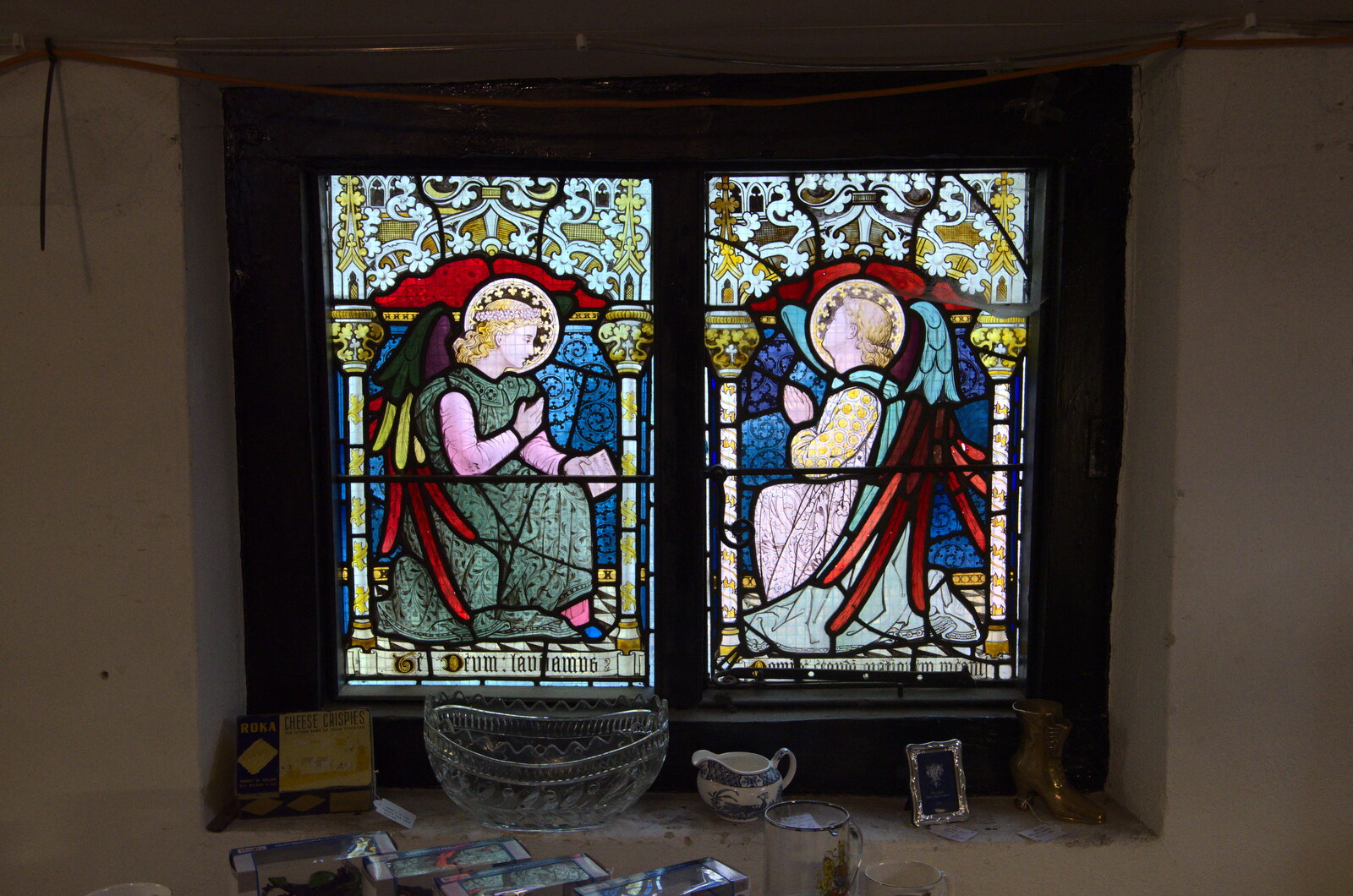 Some nice older stained-glass windows from A Trip to Cooke's Music, St. Benedict's Street, Norwich - 14th March 2020
