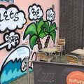 Café graffiti, A Trip to Cooke's Music, St. Benedict's Street, Norwich - 14th March 2020