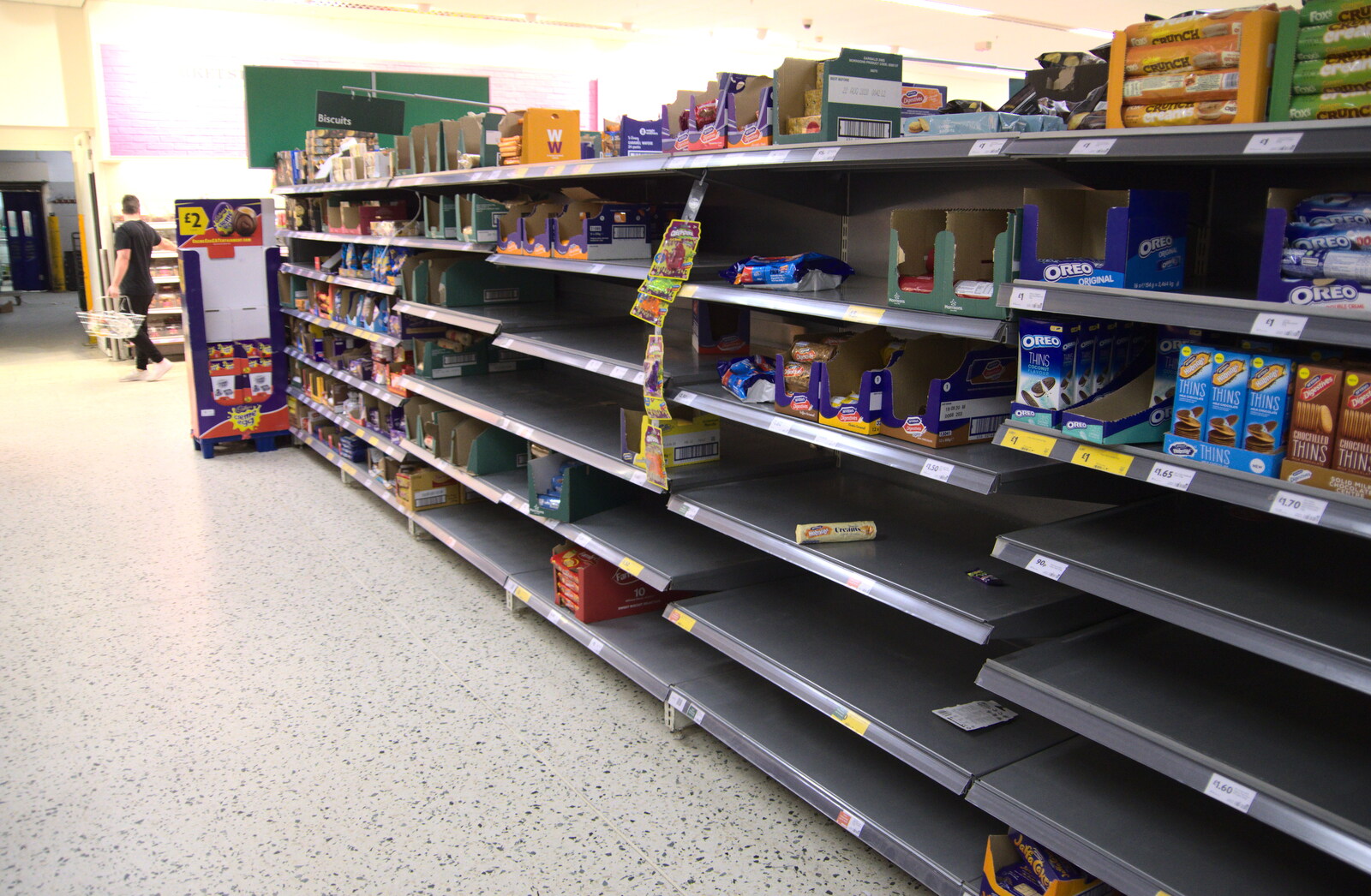 Meanwhile, Morissons is out of biscuits from Life Before Lockdown: A March Miscellany - 22nd March 2020