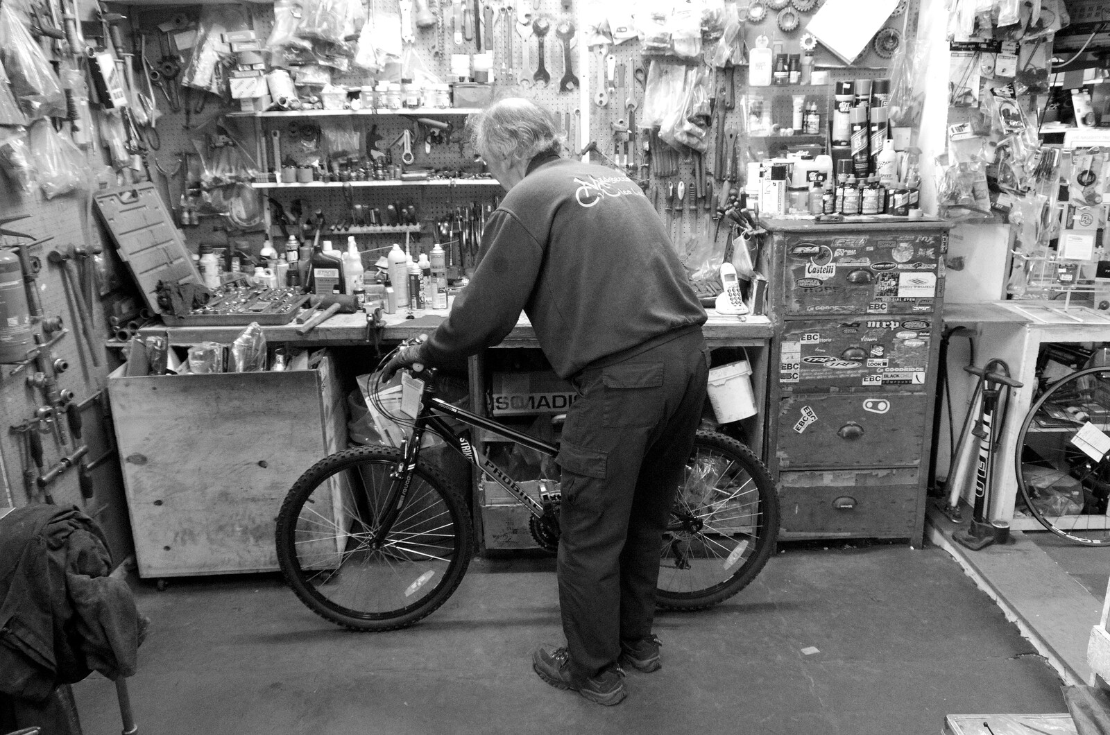 Mick Madgett parks the bike up from Life Before Lockdown: A March Miscellany - 22nd March 2020