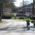 Isobel and Harry cycle up Victoria Hill, Life Before Lockdown: A March Miscellany - 22nd March 2020