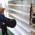 Eye Co-op's shelves are empty on the last school day, An April Lockdown Miscellany, Eye, Suffolk - 10th April 2020