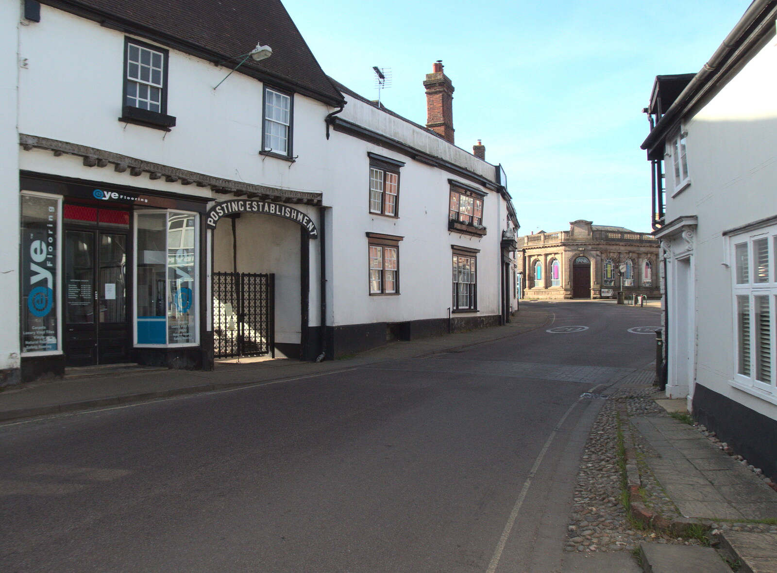 A deserted Broad Street from An April Lockdown Miscellany, Eye, Suffolk - 10th April 2020