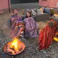 The gang around the fire, An April Lockdown Miscellany, Eye, Suffolk - 10th April 2020