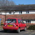 The 'Crazy cat woman' car in Eye, A Weekend Camping Trip in the Garden, Brome, Suffolk - 11th April 2020