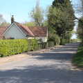 The road up from the church, A Weekend Camping Trip in the Garden, Brome, Suffolk - 11th April 2020