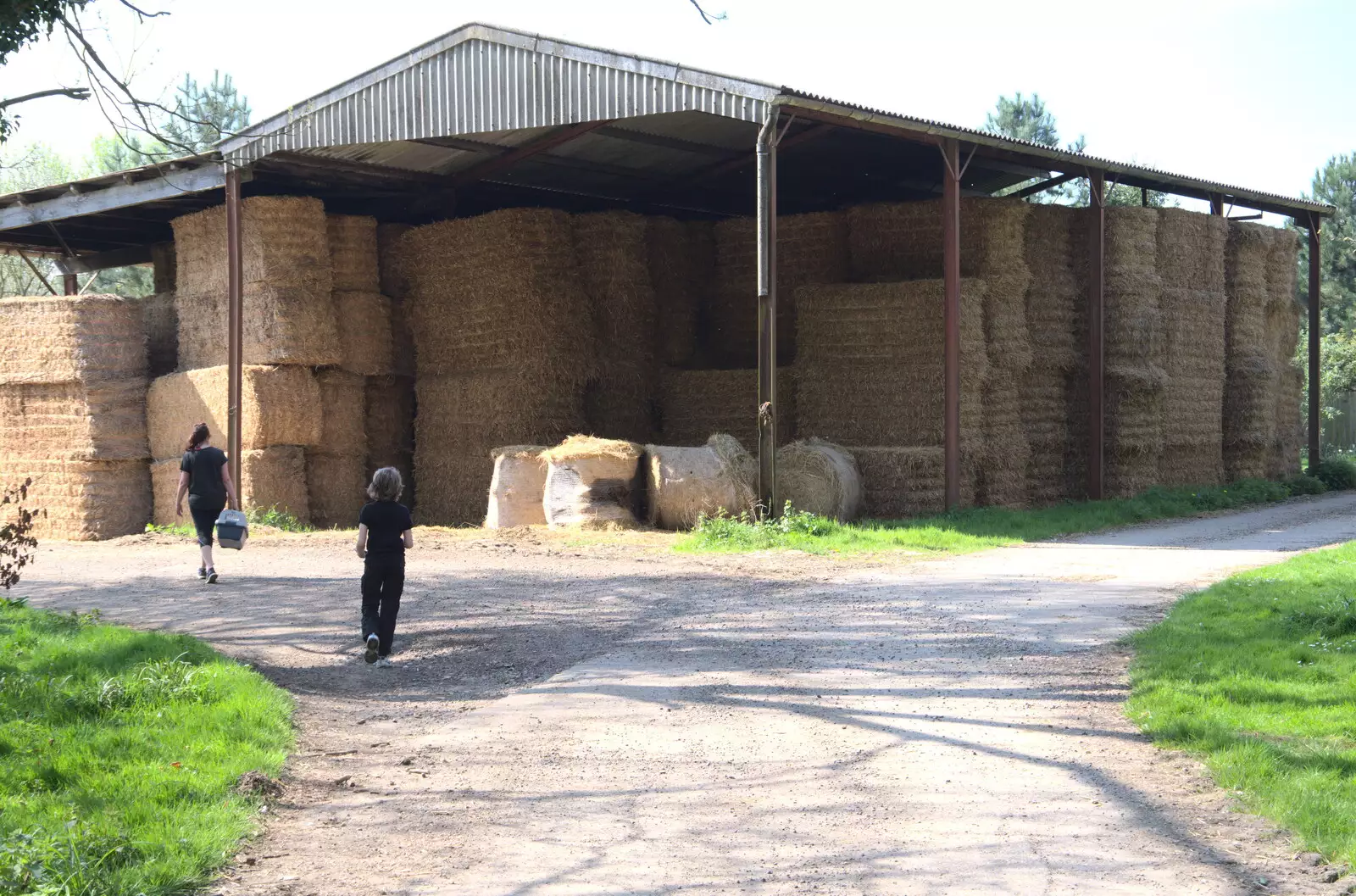 We head off behind Church Farm to look for Millie, from A Weekend Camping Trip in the Garden, Brome, Suffolk - 11th April 2020