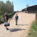 Isobel and Harry, A Weekend Camping Trip in the Garden, Brome, Suffolk - 11th April 2020