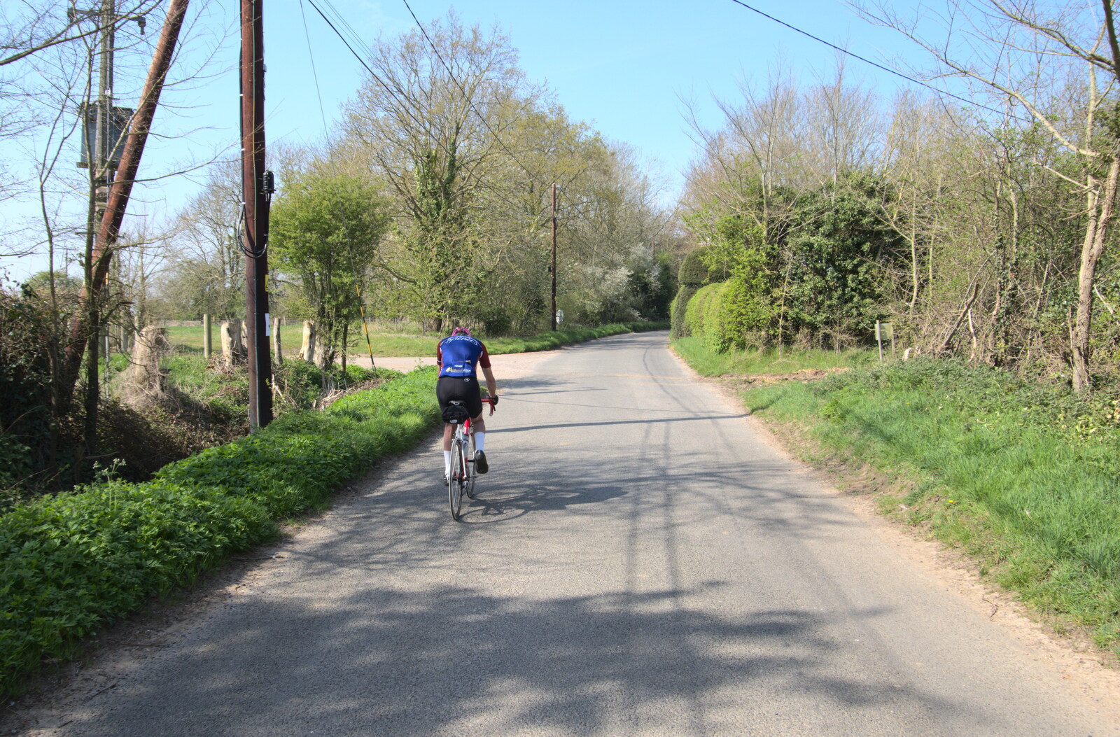 Marticle heads off on his 'official exercise' from A Weekend Camping Trip in the Garden, Brome, Suffolk - 11th April 2020