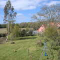 The view from the tree house, A Weekend Camping Trip in the Garden, Brome, Suffolk - 11th April 2020