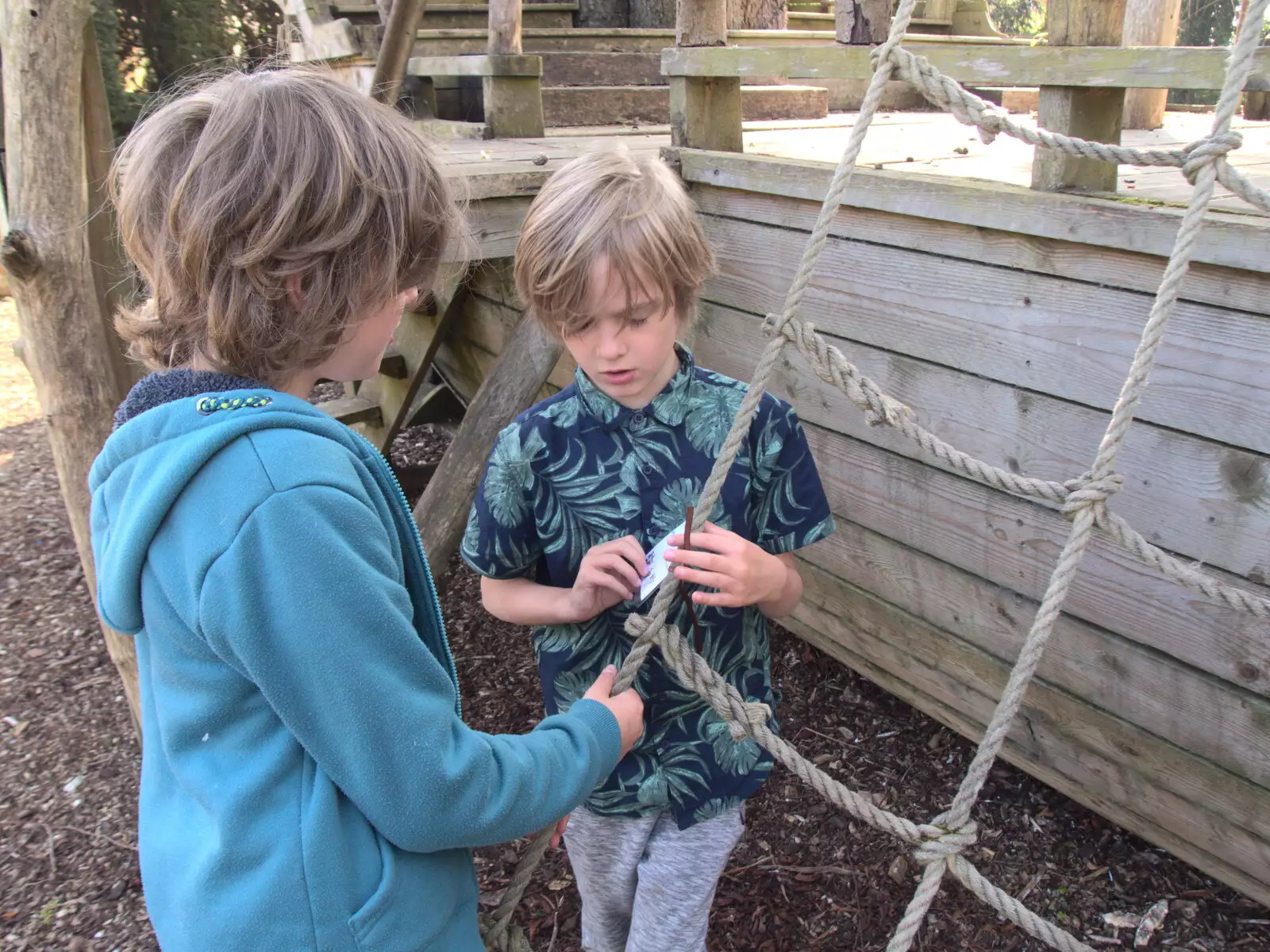 Fred and Harry find another clue, from The Lockdown Desertion of Diss, and a Bike Ride up the Avenue, Brome - 19th April 2020