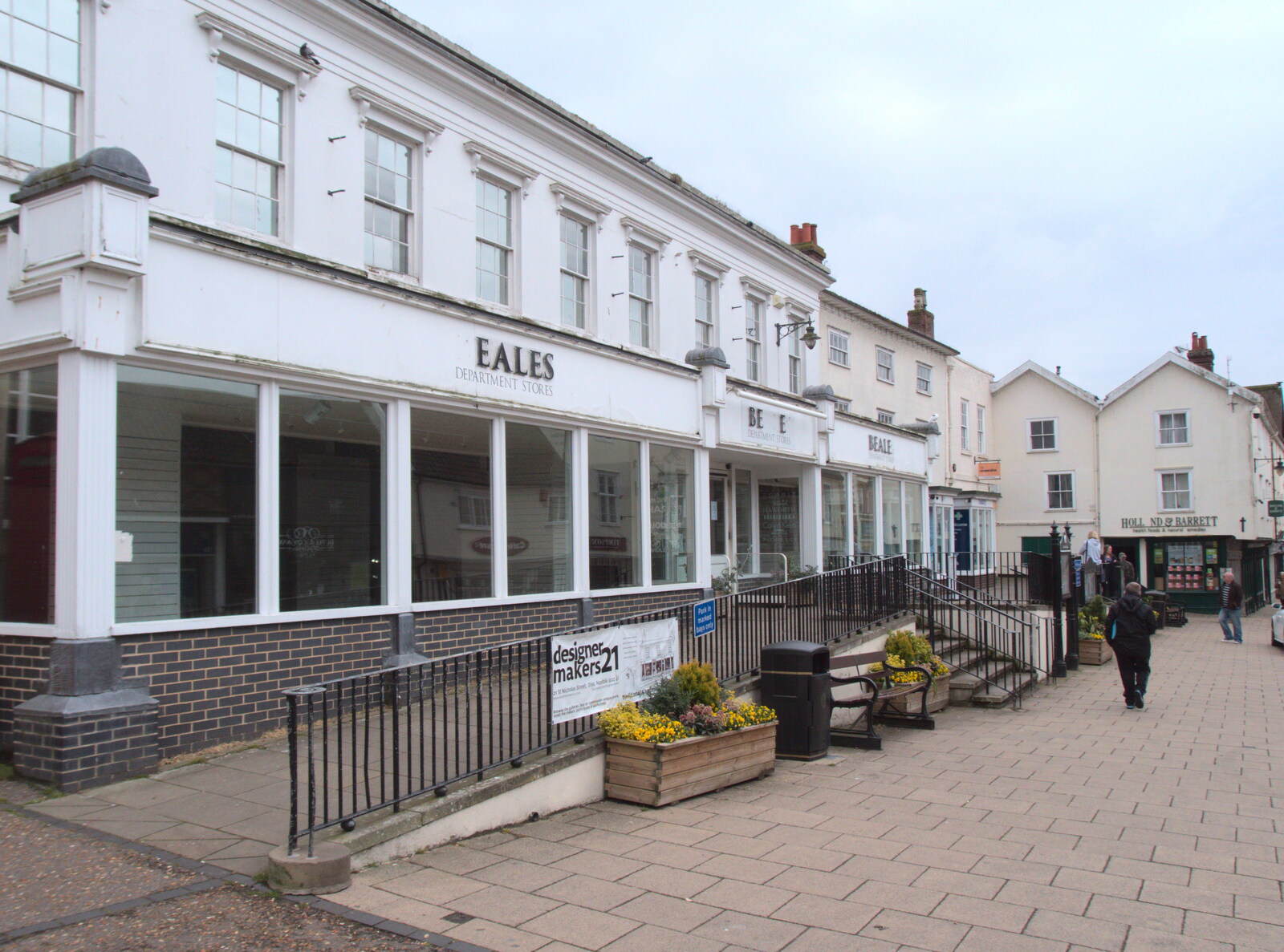 The closed-down Beales from The Lockdown Desertion of Diss, and a Bike Ride up the Avenue, Brome - 19th April 2020