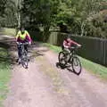 Isobel and Harry, The Lockdown Desertion of Diss, and a Bike Ride up the Avenue, Brome - 19th April 2020