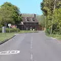 The Old Swan, taken from the middle of the road, The Lockdown Desertion of Diss, and a Bike Ride up the Avenue, Brome - 19th April 2020