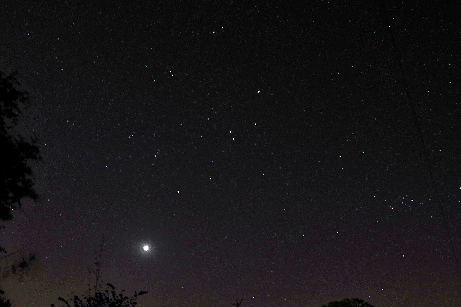 Venus hangs low in the sky from Lost Cat and a Walk on Nick's Lane, Brome, Suffolk - 26th April 2020