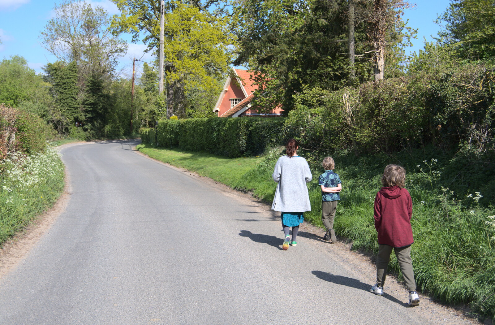 We wander up Brome Street from Lost Cat and a Walk on Nick's Lane, Brome, Suffolk - 26th April 2020