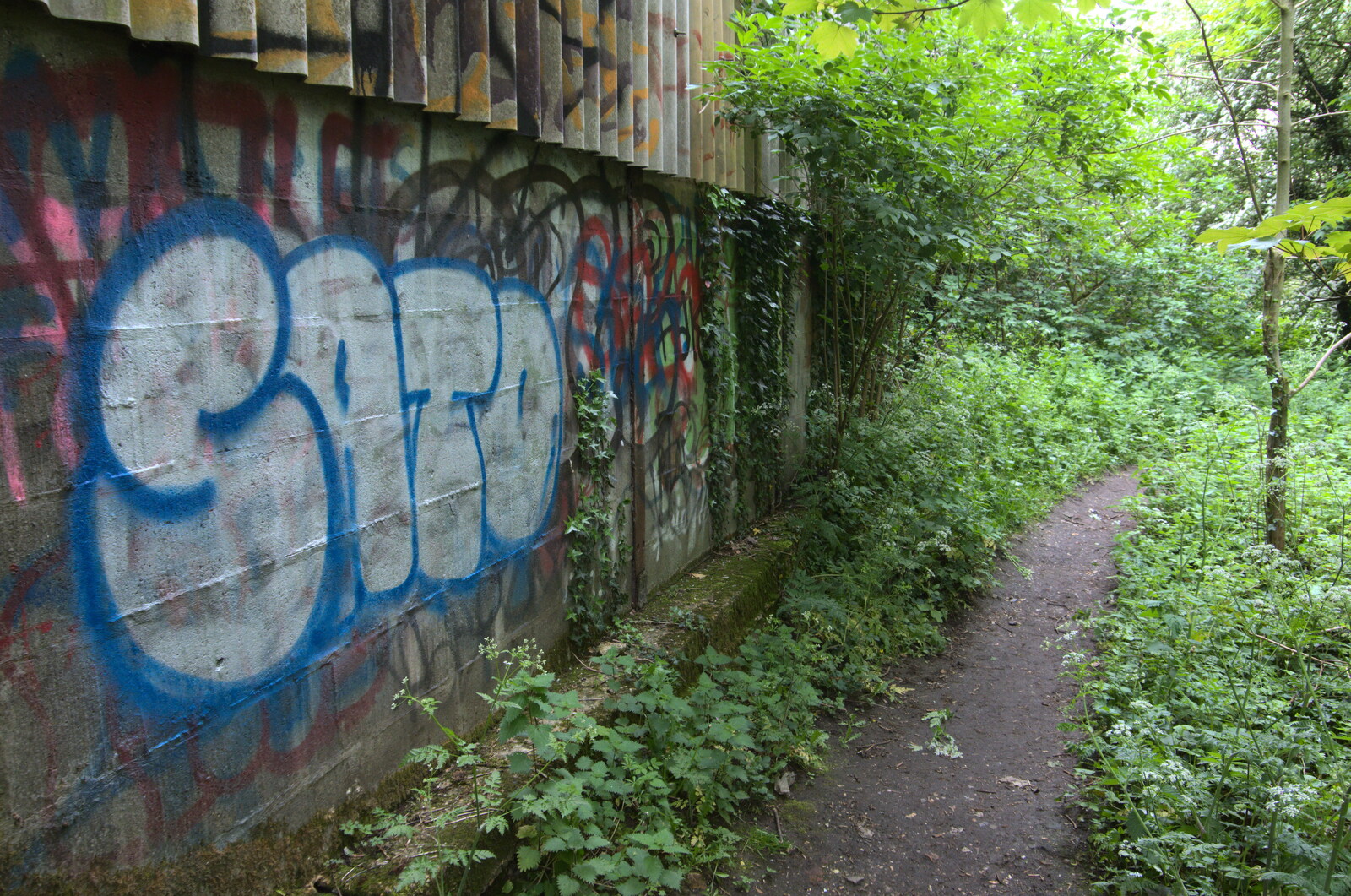 More graffiti behind the chicken factory from The Quest for Rapsy Tapsy Lane, Eye, Suffolk - 6th May 2020