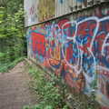 Dense tags on a factory wall, The Quest for Rapsy Tapsy Lane, Eye, Suffolk - 6th May 2020