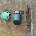 An old water pump and some watering cans, The Quest for Rapsy Tapsy Lane, Eye, Suffolk - 6th May 2020