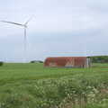 The old WWII fuse shed, and the wind turbines, The Quest for Rapsy Tapsy Lane, Eye, Suffolk - 6th May 2020