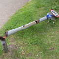 A 30mph sign has rusted out and fallen over, The Quest for Rapsy Tapsy Lane, Eye, Suffolk - 6th May 2020