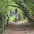 Isobel waits, The Quest for Rapsy Tapsy Lane, Eye, Suffolk - 6th May 2020