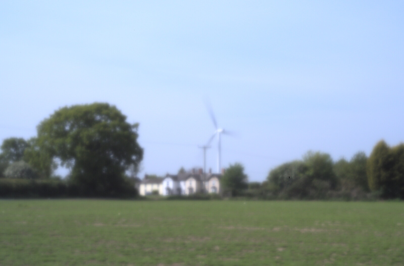 The turbines over the side field from Pin-hole Cameras and a Red Arrows Flypast, Brome, Suffolk - 8th May 2020