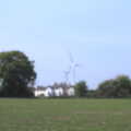 The turbines over the side field, Pin-hole Cameras and a Red Arrows Flypast, Brome, Suffolk - 8th May 2020