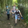 The gang on the lane, A Walk up Rapsy Tapsy Lane, Eye, Suffolk - 9th May 2020