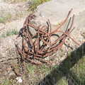 A tangle of concrete reinforcing wire, A Walk up Rapsy Tapsy Lane, Eye, Suffolk - 9th May 2020