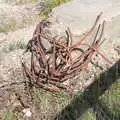 A tangle of concrete reinforcing wire, A Walk up Rapsy Tapsy Lane, Eye, Suffolk - 9th May 2020