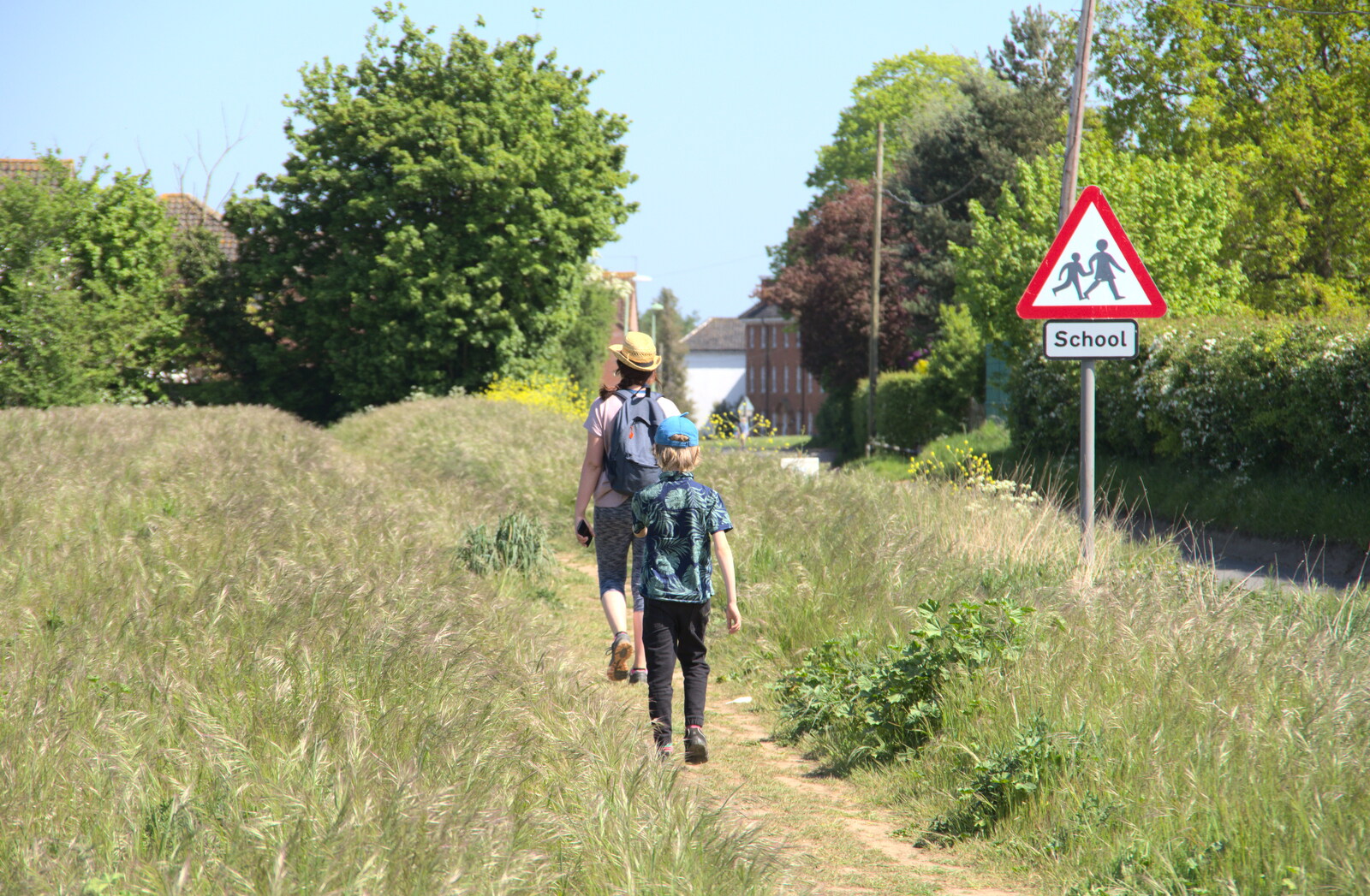 We're nearly back at Hartismere from A Walk up Rapsy Tapsy Lane, Eye, Suffolk - 9th May 2020