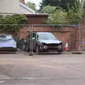 Practice cars behind the fire station in Eye, The Old Brickworks and a New Road, Hoxne and Eye, Suffolk - 26th May 2020