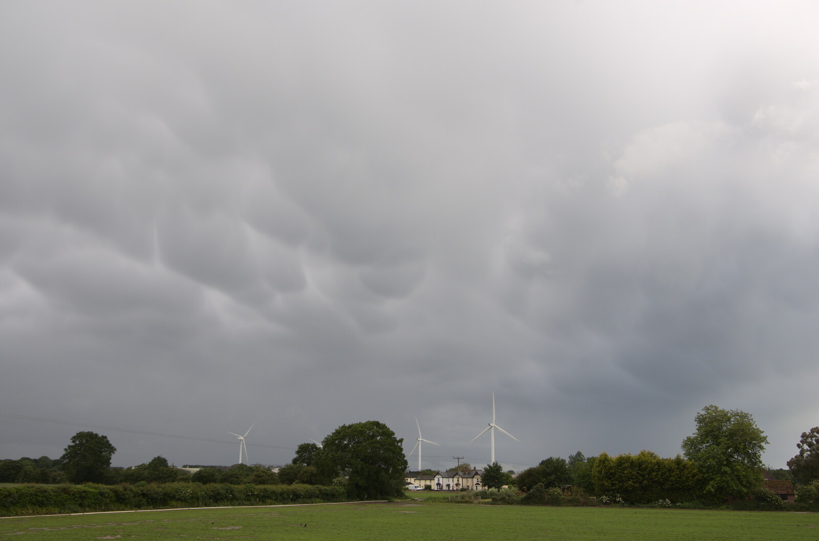 Strange-looking clouds outside the office window from A Return to Southwold, Suffolk - 14th June 2020