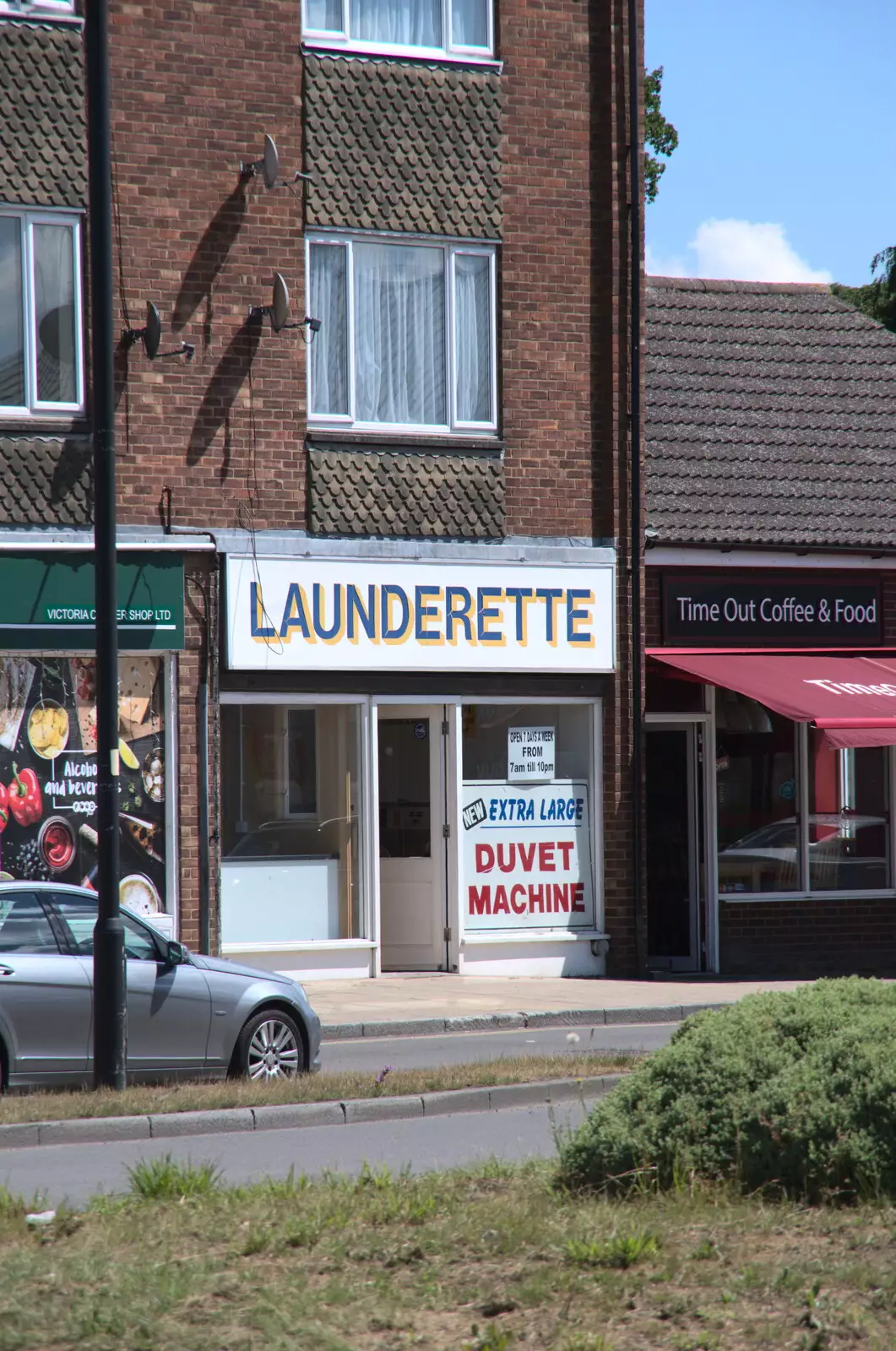 The Diss Launderette - the most exciting place around, from A Return to Southwold, Suffolk - 14th June 2020