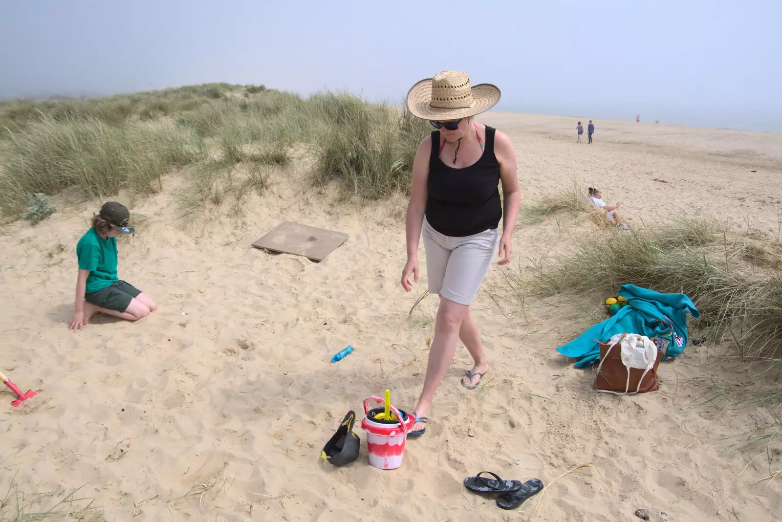 Isobel roams around, from A Return to Southwold, Suffolk - 14th June 2020