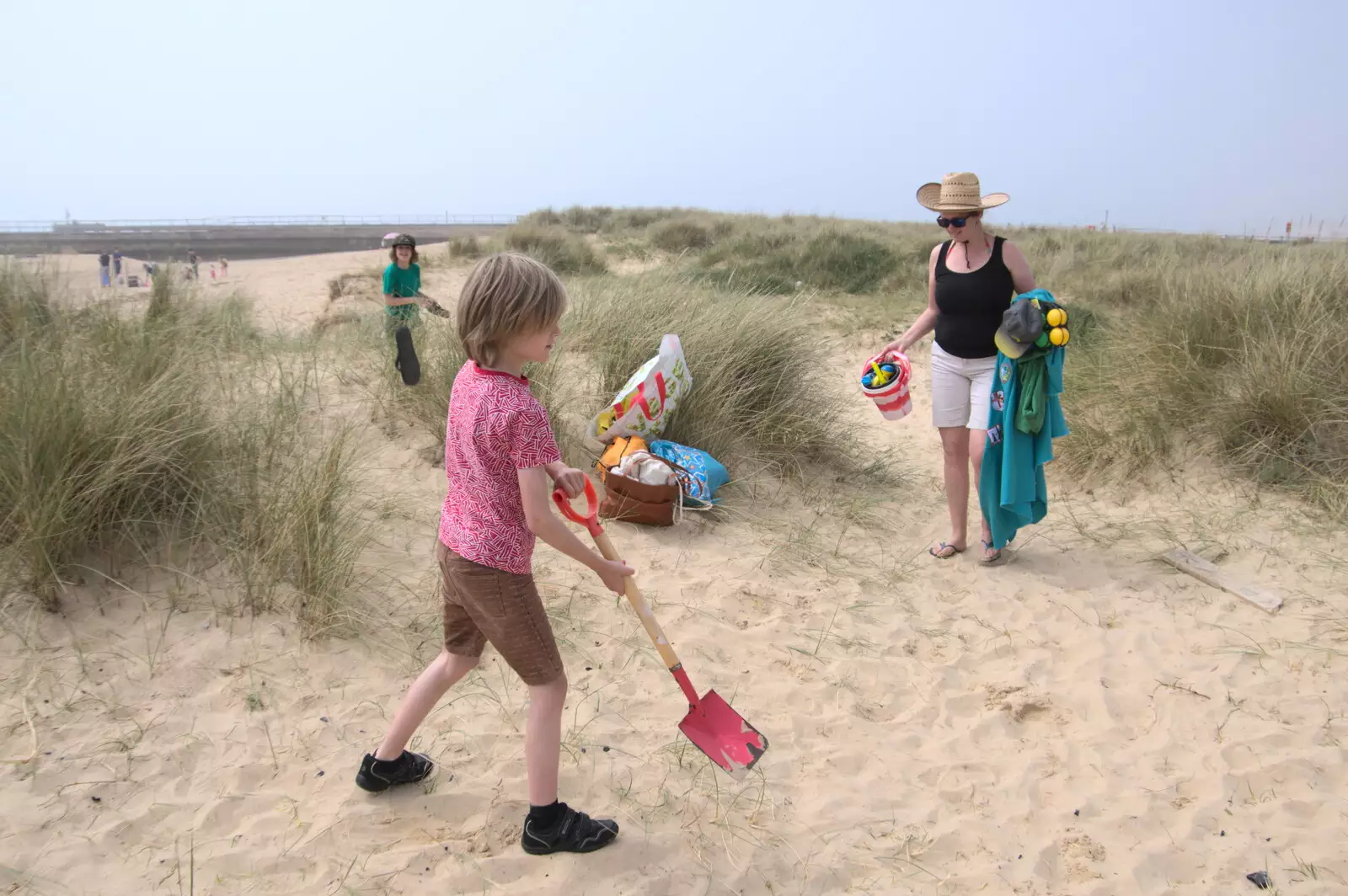 Harry claims a spot, from A Return to Southwold, Suffolk - 14th June 2020