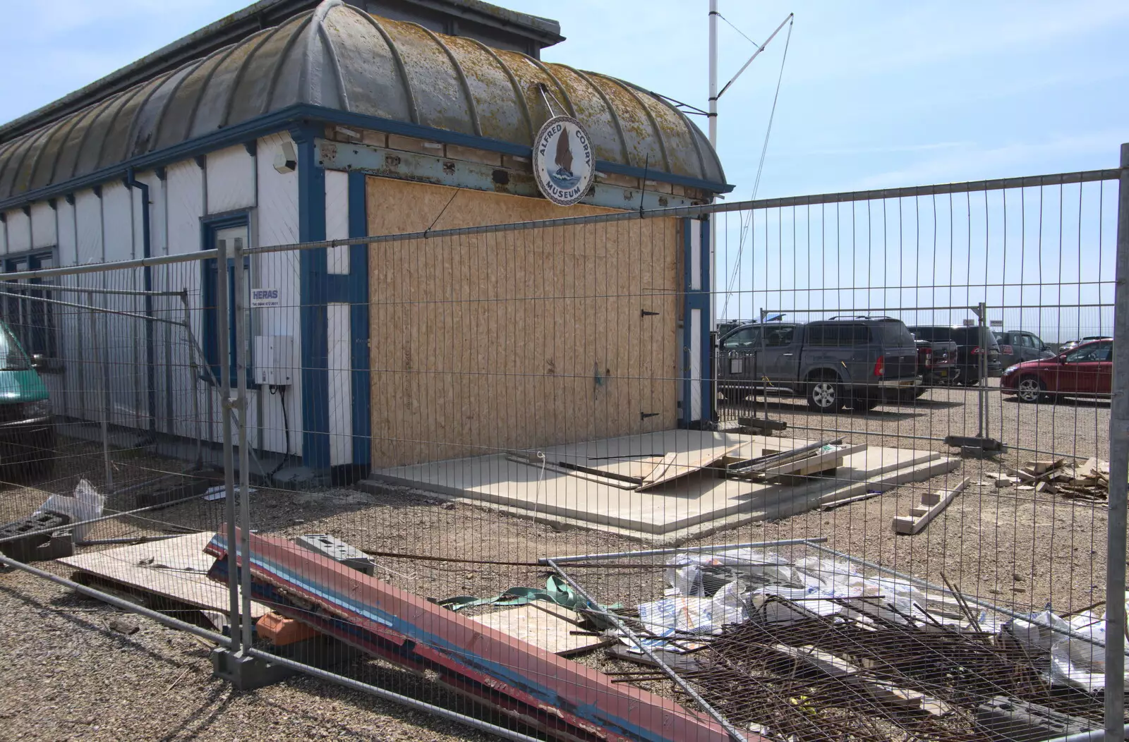 The Albert Corry lifeboat museum gets some repairs, from A Return to Southwold, Suffolk - 14th June 2020