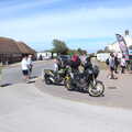Motorbikes by the ice-cream kiosk, A Return to Southwold, Suffolk - 14th June 2020