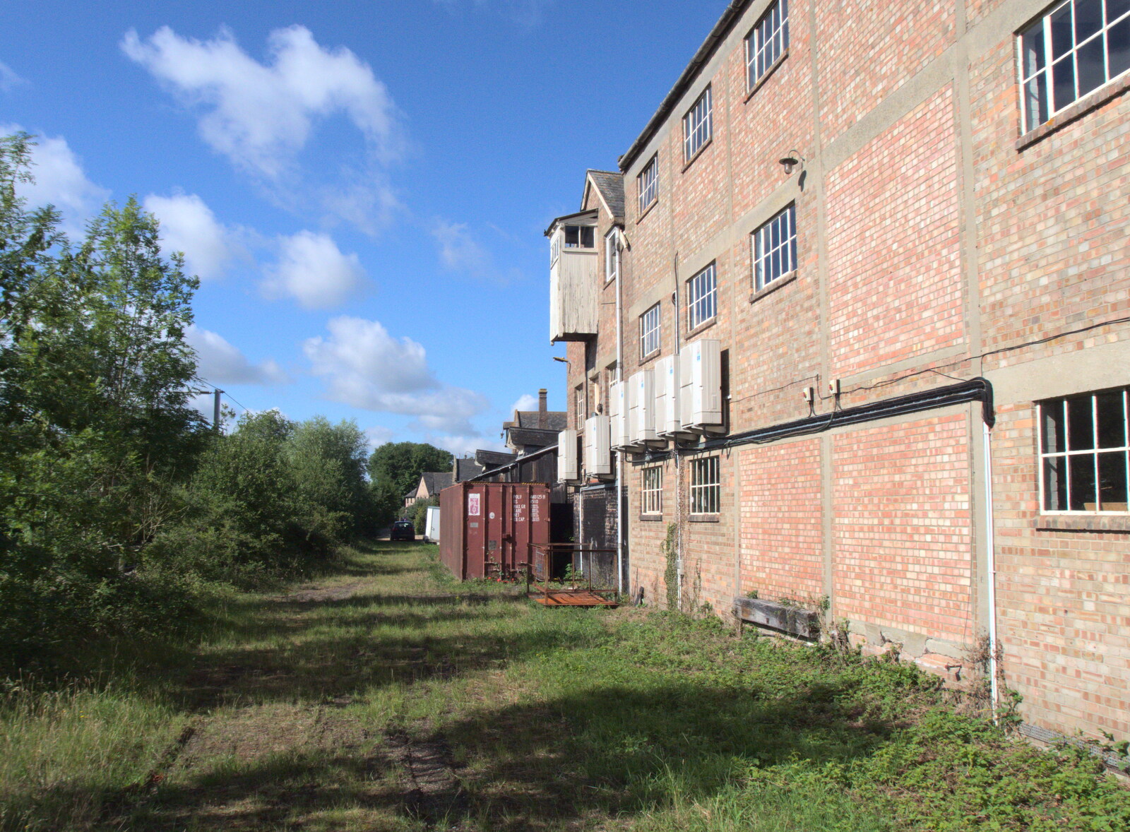 The back of the old MultiYork building from Lockdown Bike Rides and an Anniversary Picnic, Mellis and Brome, Suffolk - 3rd July 2020