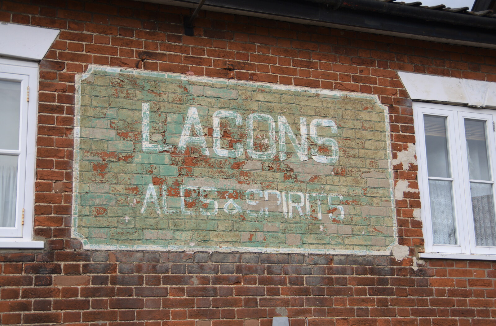 An old Lacon's pub sign from A Picnic at Clive and Suzanne's, Braisworth, Suffolk - 11th July 2020
