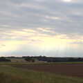 Impressive crepuscular rays on the way to Redgrave, The BSCC at Redgrave and Station 119, Eye, Suffolk - 17th July 2020