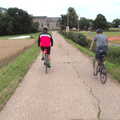 Gaz and Phil on the ride back, The BSCC at Redgrave and Station 119, Eye, Suffolk - 17th July 2020