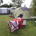 Tents in the garden, The BSCC at Redgrave and Station 119, Eye, Suffolk - 17th July 2020