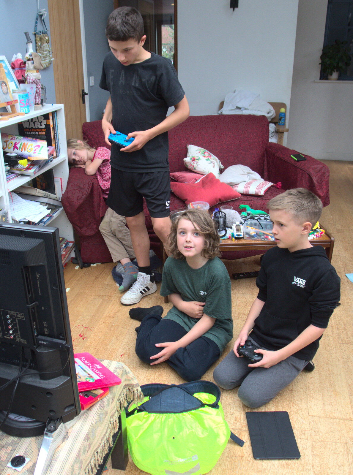 More action on the Xbox from The BSCC at Redgrave and Station 119, Eye, Suffolk - 17th July 2020