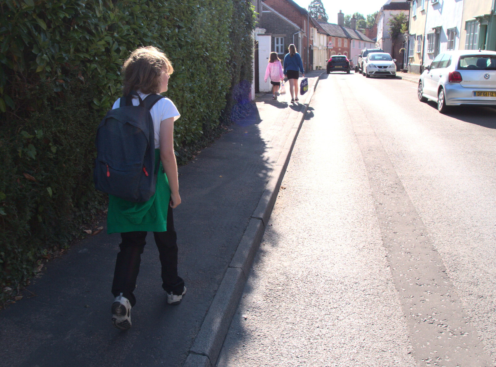 It's the last walk to primary school from Fred's Last Day of Primary School, Eye, Suffolk - 22nd July 2020